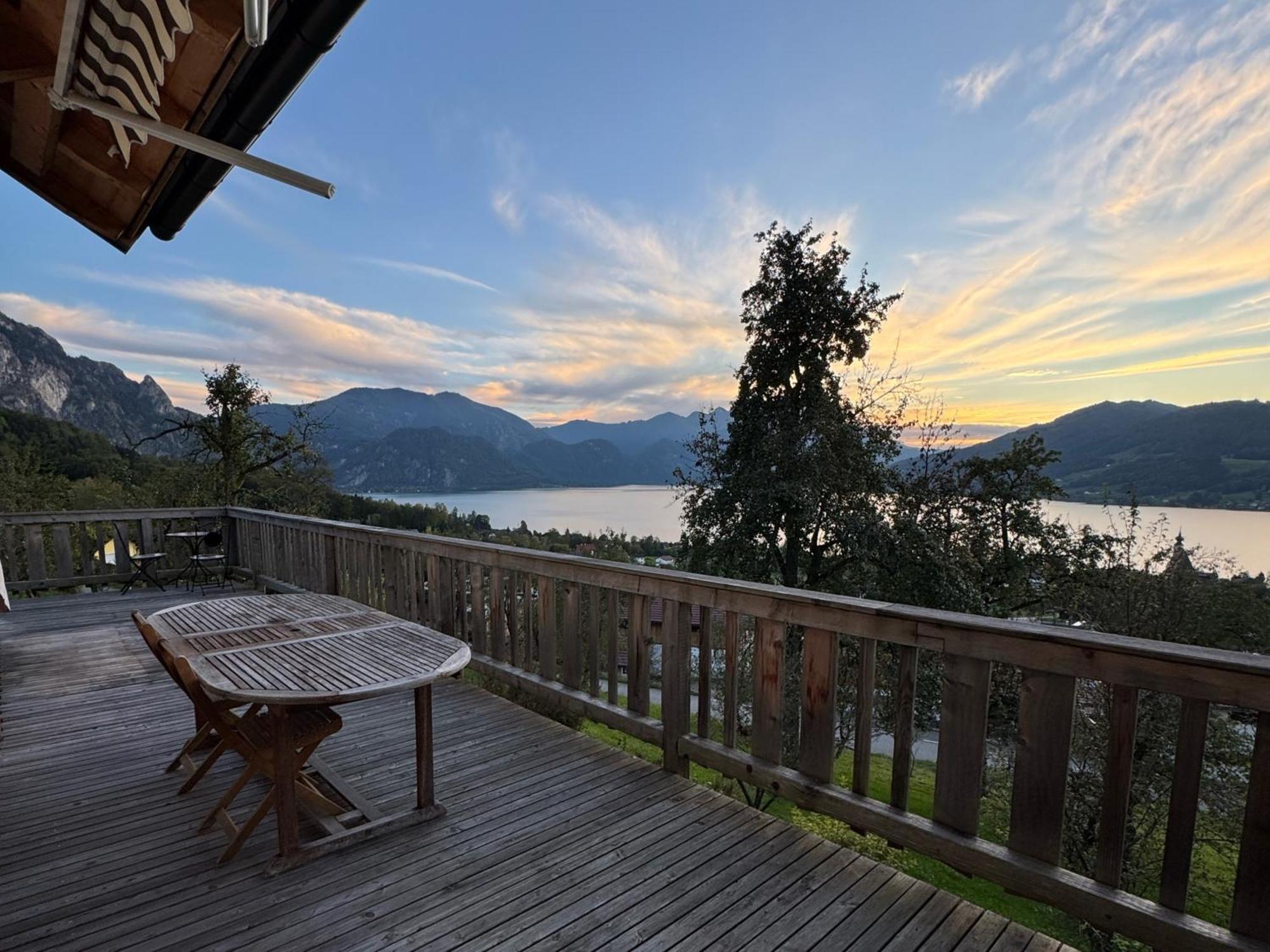 Attersee-Chalet Angermann Familie Spalt Steinbach am Attersee Exterior foto